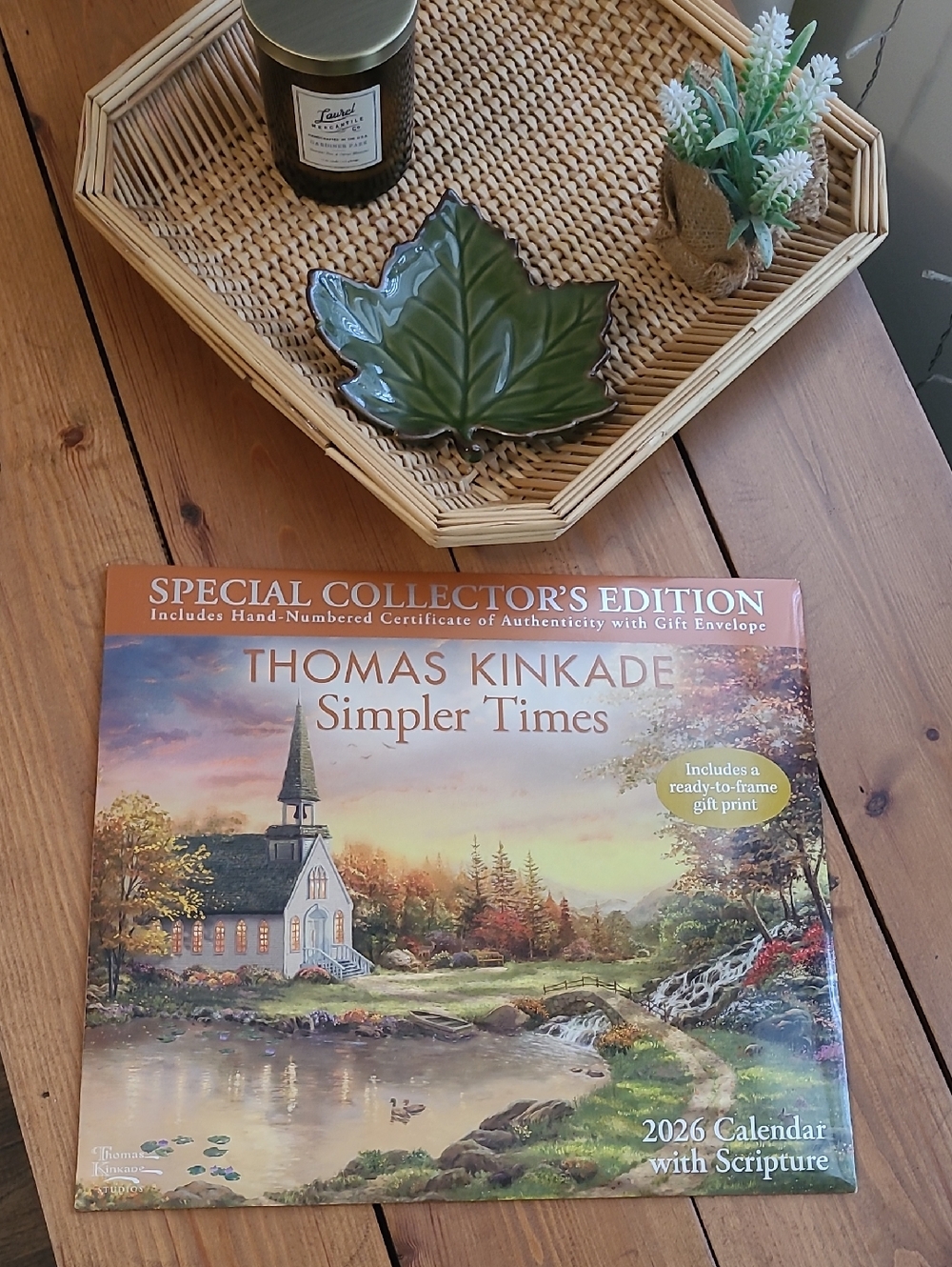 Thomas Kincade 2026 Calendar with Scriptures